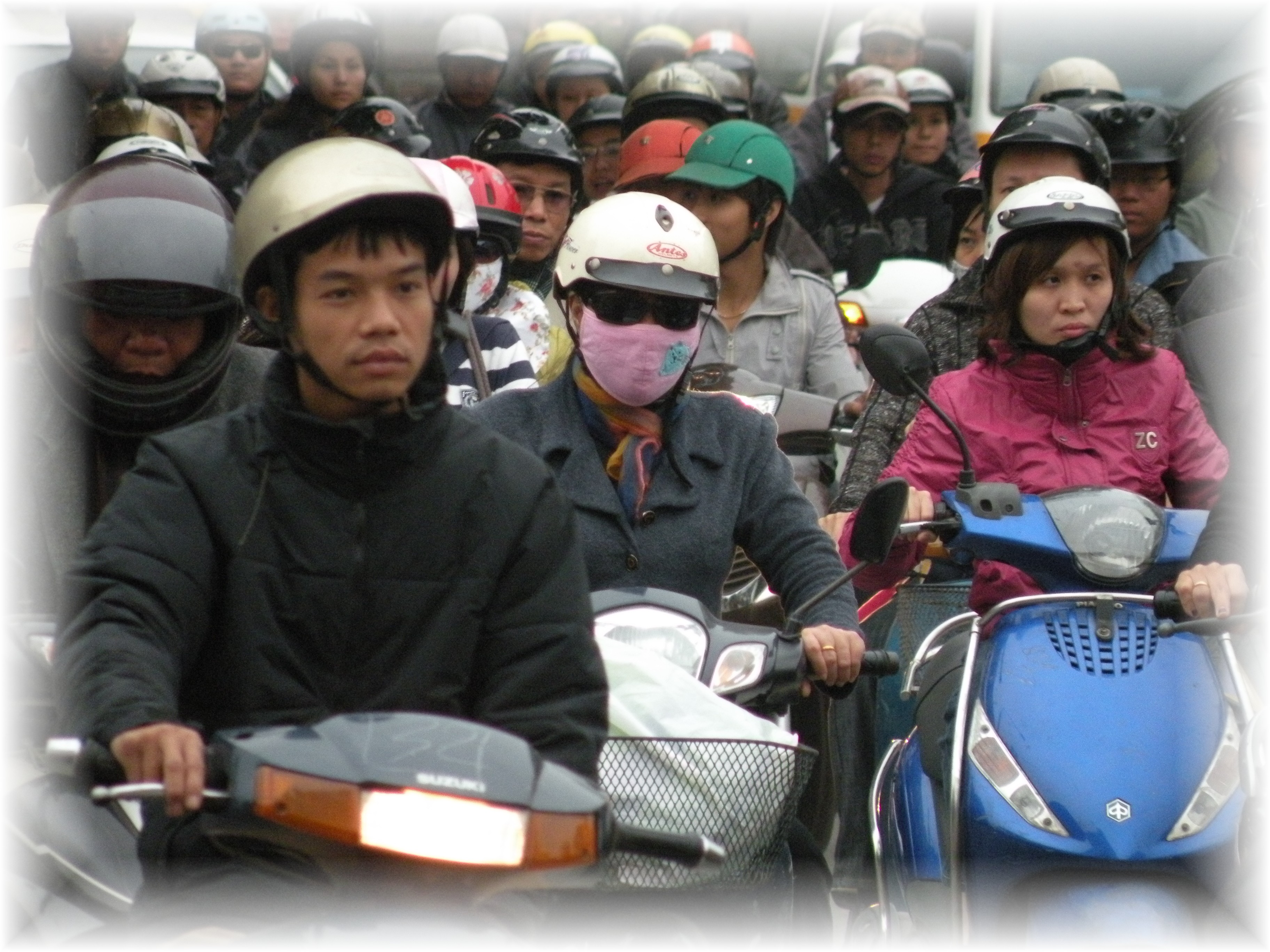 hanoi motor scooters are primarily 2 stroke engines inefficient